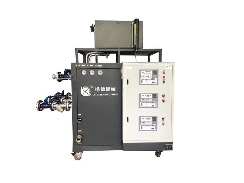 三機一體模溫機應用于橡膠、PC耐力板壓延生產(chǎn)